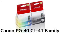 Canon PG-40 CL-41 Family