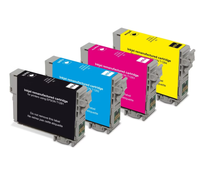 Pack de 4 cartouches ECOPrinter équivalent à Epson T1285	