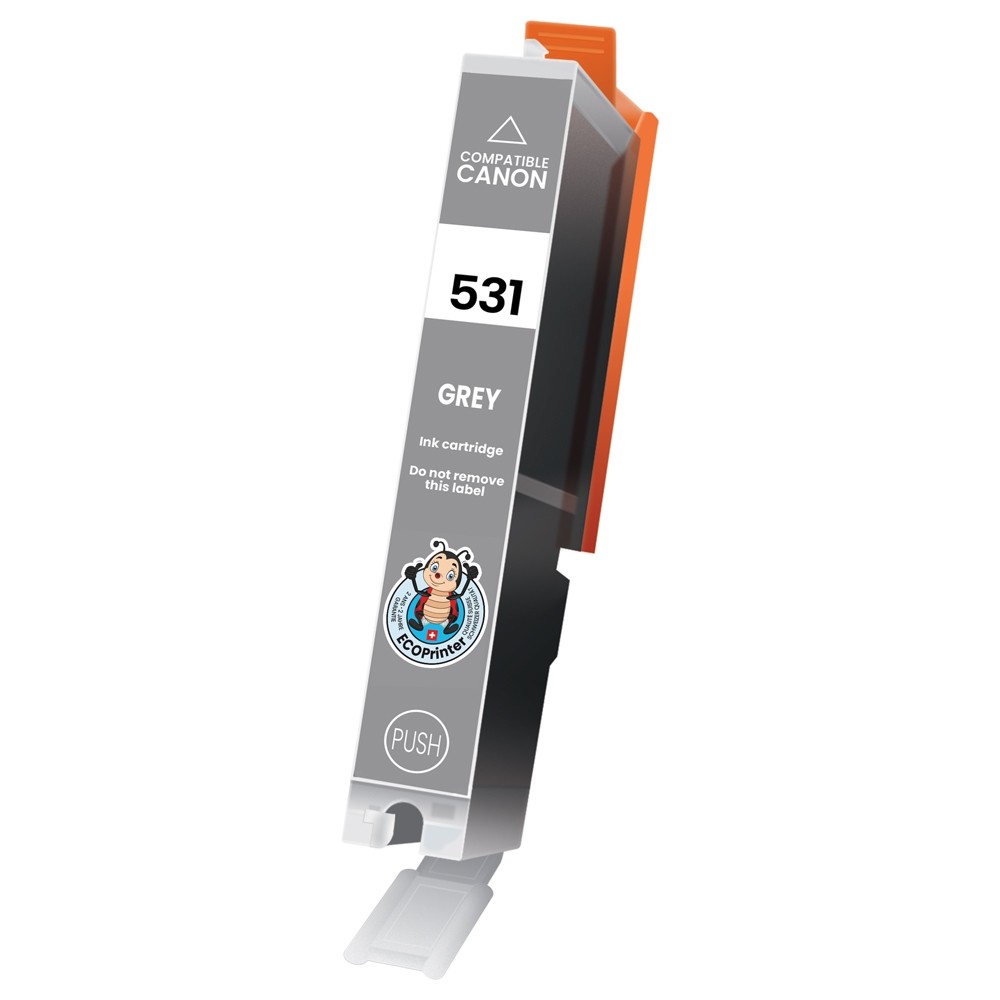 Cartouche ECOPrint équivalent à Canon CLI-531 Gris (GY)