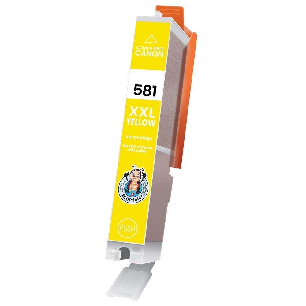 Cartouche ECOPrinter équivalent à Canon CLI-581 XXL Jaune (Y)