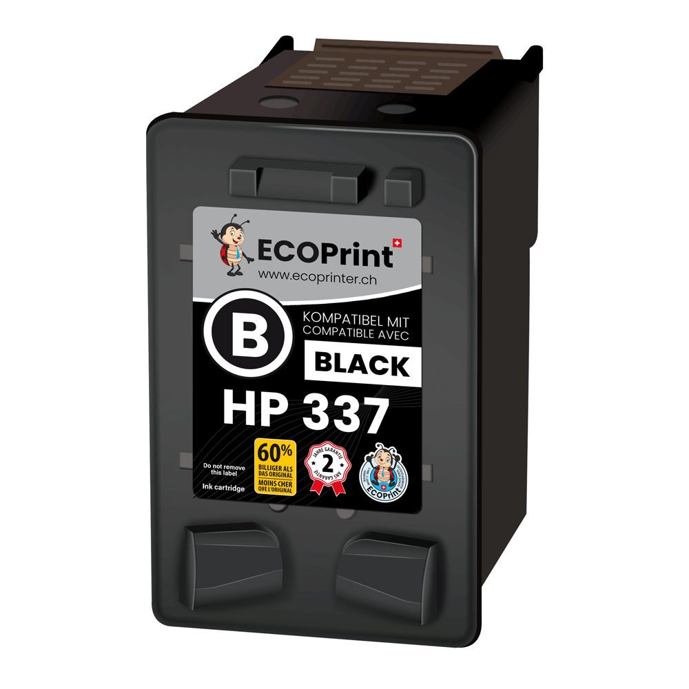 Cartouche ECOPrinter équivalent à HP 337 Noir (BK)
