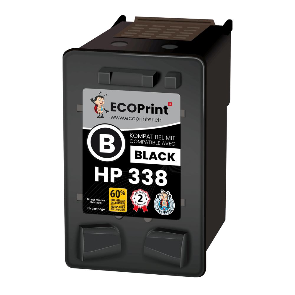 Cartouche ECOPrinter équivalent à HP 338 Noir (BK)