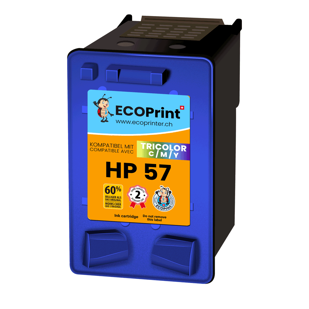 Cartouche ECOPrinter équivalent à HP 57 Couleur (Colors)