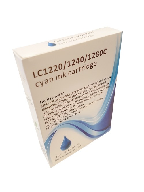 Cartouche compatible Brother LC-1240/1280 / Cyan