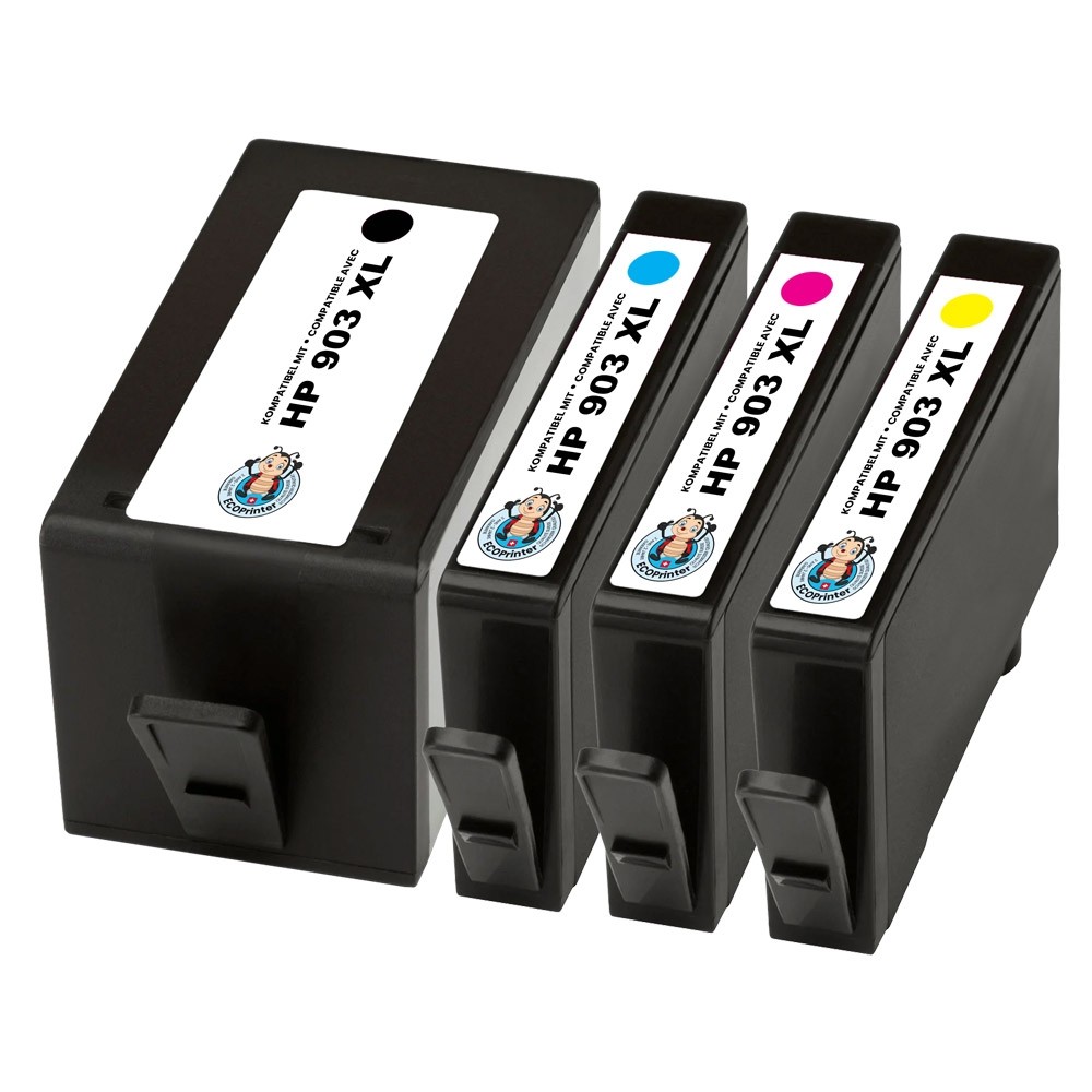 Pack de 4 cartouches ECOPrinter équivalent à HP 903 XL