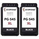 Pack de 2 cartouches ECOPrinter équivalent à Canon PG-545 XL