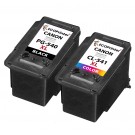 Pack de 2 cartouches ECOPrinter équivalent à Canon PG-540 XL / CL-541 XL