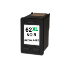 Cartouche rechargée HP 62XL /  Noir / Rechargé