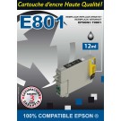 Cartouche compatible Epson T0801 / Noir 12 ml