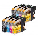 Pack de 8 cartouches ECOPrinter équivalent à Brother LC-223