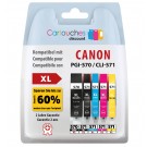 Pack 5 Cartouches compatibles Canon PGI-570/571 XL